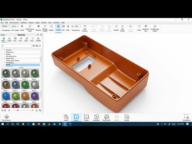 Keyshot Rendering tutorial 2022