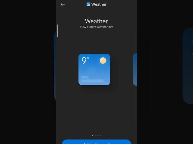 Xiaomi.eu Miui 13 Weather Widget POCO X3 PRO