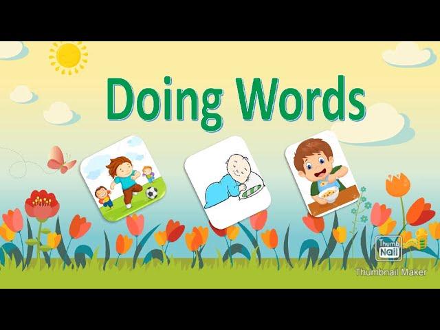 Learn action words or doing words by Learningzilla #Learningzilla