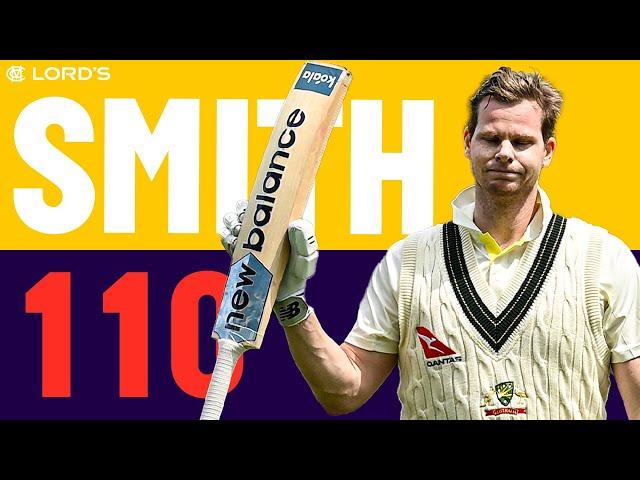  He Loves Batting Here! | Steve Smith's Superb 110 at Lord's! | IN FULL | England v Australia 2023