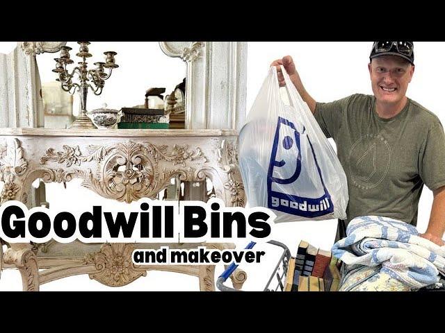 Thrift With Me Goodwill Bins and And High End Home Decor Makeover