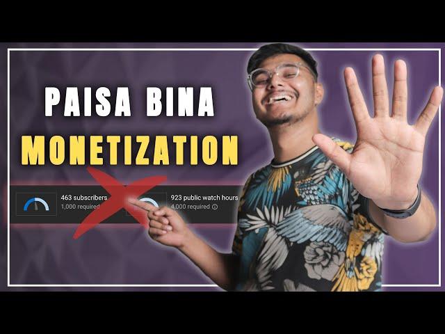 5 Ways To Make Money on YouTube Without Monetization (YPP) | Bina Monetization Ke Paise Kaise Kamaye