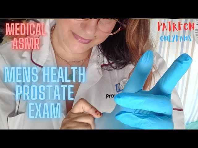 [ASMR] MENS HEALTH CHECK UP  PROSTATE EXAM ,     PERSONAL ATTENTION , ASMR TRIGGERS AND TINGLES ,