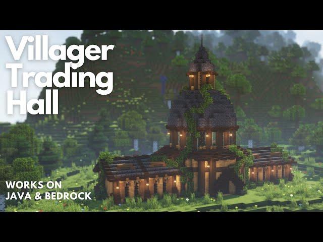 VILLAGER TRADING HALL | Minecraft Tutorial | Java & Bedrock [1.21+]