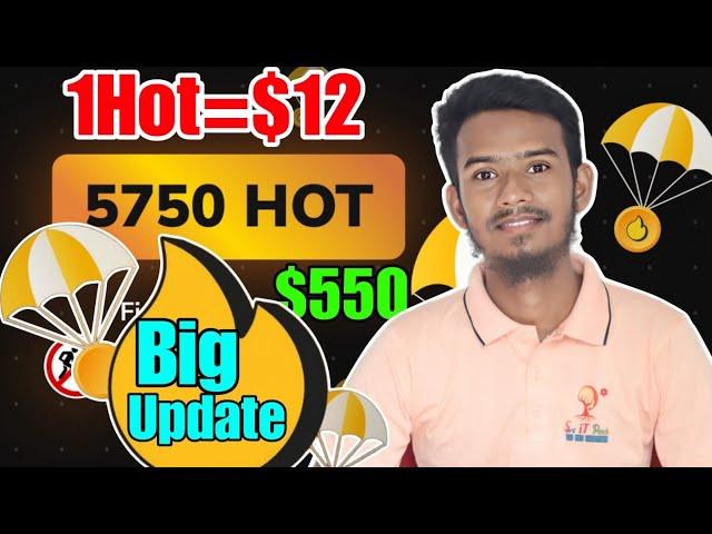 Hot coin sell || Hotcoin Mining Update Today || Hot Wallet New Update || Hot coin & 1inch