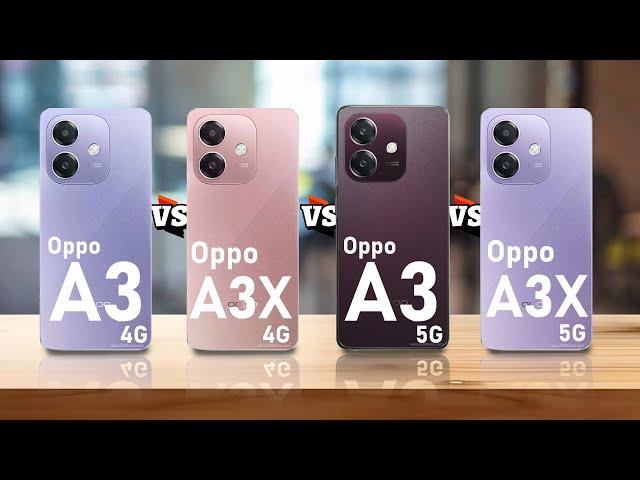 TAK TERDUGA..! Oppo A3 VS Oppo A3x VS Oppo A3 5G VS Oppo A3x 5G