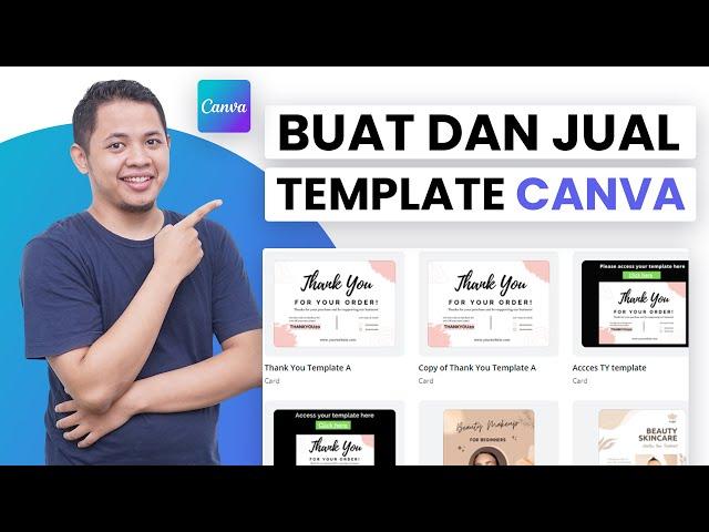 Cara membuat template desain Canva untuk di jual