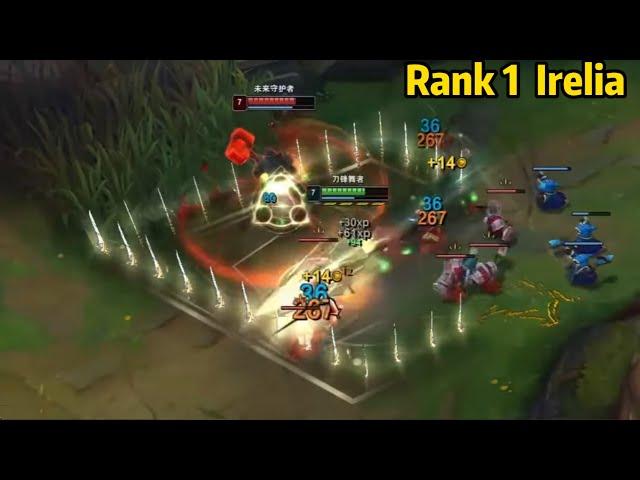 Rank 1 Irelia: This Challenger Irelia Mechanic is so CLEAN!