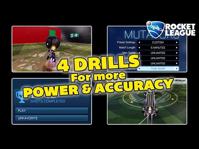 Rocket League Tips From a Pro Coach - 4 Drills to Improve Accuracy, Power, & Consistency