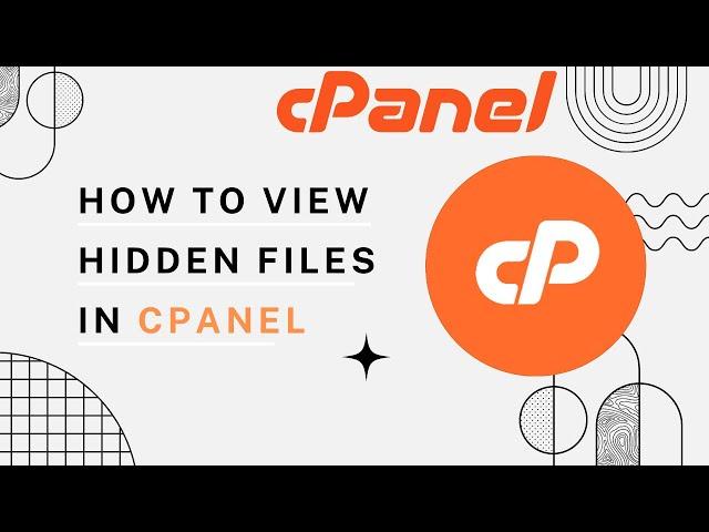 How to View Hidden Files in cPanel File Manager | How to show hidden files (.htaccess) - Web Owner