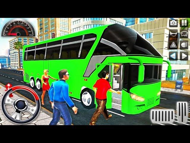 Coach Bus Driving Simulator 3D - Mobile Transporter City Passenger - Android GamePlay
