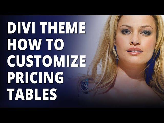 Divi Theme How To Customize Pricing Tables