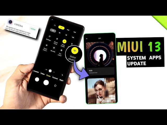 New MIUI 13 System Apps Update Camera, Gallery Editor