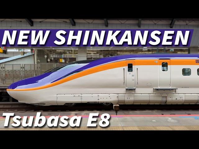 A BRAND NEW Shinkansen! Japan's Tsubasa E8 BULLET TRAIN