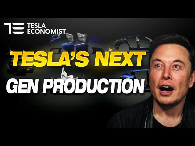 Tesla's Next Gen Vehicle New Production Process