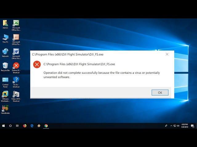 Fix Operation did not complete successfully because the file contains a virus (100% Works)