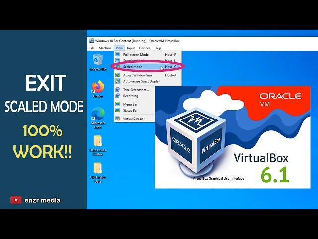 How to Exit VirtualBox Scaled Mode - How to get menus back in VirtualBox | Bahasa Indonesia