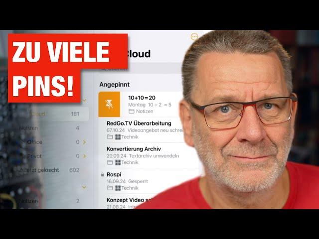 Apple Notizen TIPPS: So nutzt Du das Anpinnen richtig 