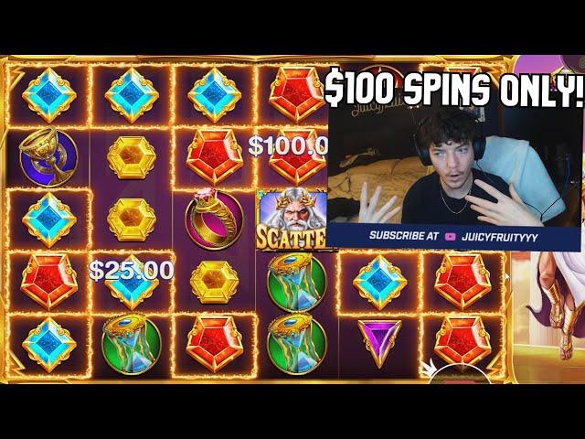 I tried $100 SPINS on GATES OF OLYMPUS! (STAKE)