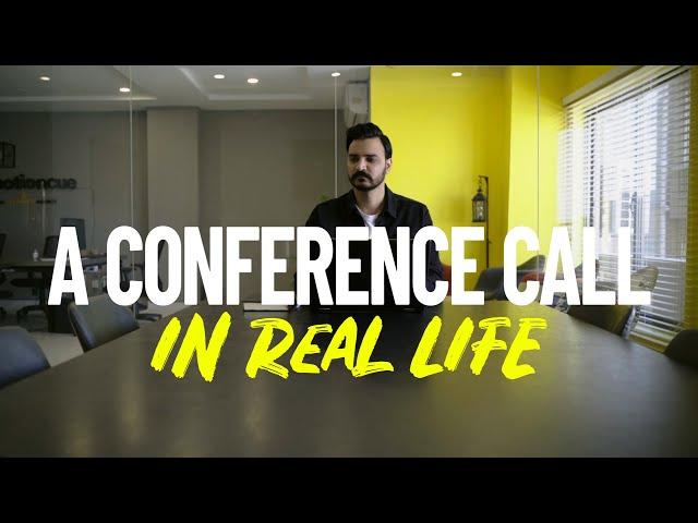 A Conference Call in Real Life | MotionCue Skits