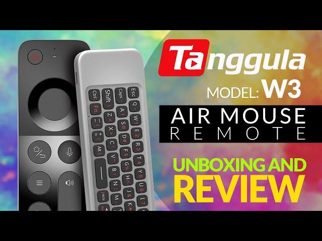 W3 Wireless Air Mouse Remote Ultra Thin - Unboxing And Review