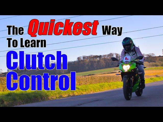 The FASTEST way to Learn Clutch Control on a Motorcycle (Feat. Kawasaki Ninja 125)