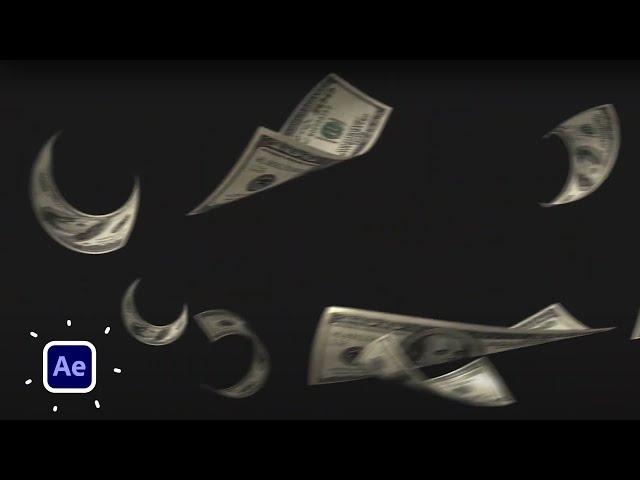 Money Flying Animation in After Effects Tutorials