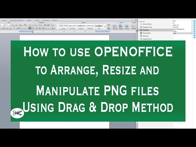 How to Download and Resize a Digital PNG Image in OpenOffice | Mindless Crafting