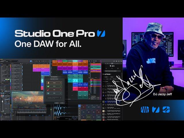 Introducing Studio One Pro 7 with DJ Jazzy Jeff: One DAW for All | PreSonus