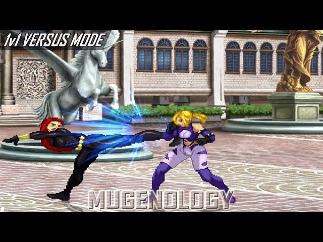 Nina Williams (CvS/POTS) vs Black Widow - Tekken vs Marvel Comics - MUGEN