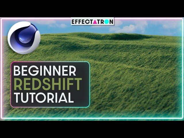 Create a Field of Grass Blowing in the Wind with C4D S26 Dynamics, Hair, and Redshift Tutorial