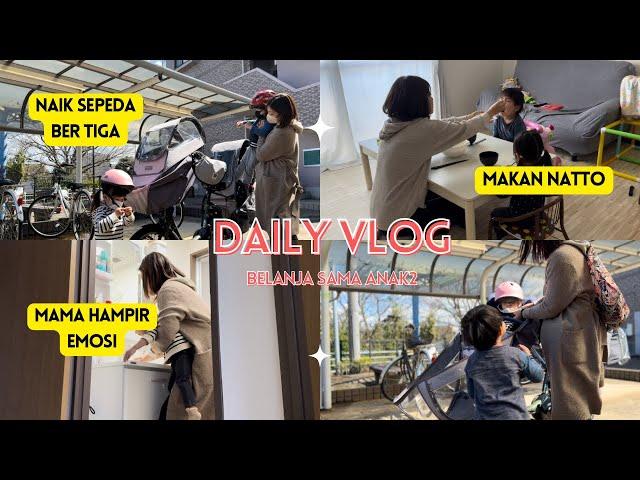 [VLOG] NISHIMATSUYA Cl*ndy’s nya Jepang ?  IBU RUMAH TANGGA Belanja naik sepeda bertiga