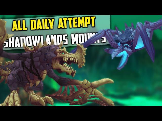 Every Shadowlands Rare Mount You Can Attempt Daily