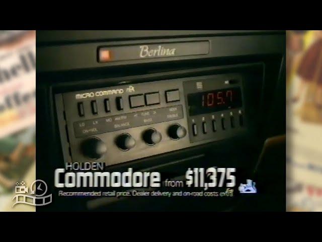 1984 VK Commodore Berlina 1980s Advertisement Australia Commercial Ad