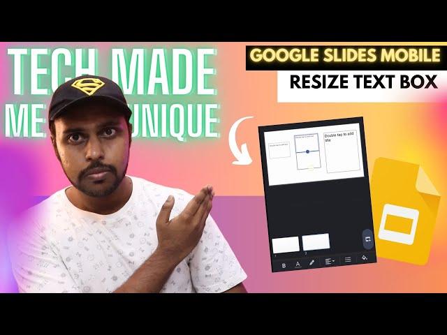 How to resize text box in google slides mobile | resize text box in google slides