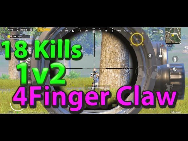 My First Day Playing Pubg Mobile 4Finger Claw +18 Kills