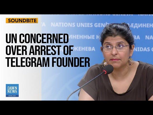 UN Raises Human Rights Concerns in Telegram Founder Pavel Durov's Case | Dawn News English