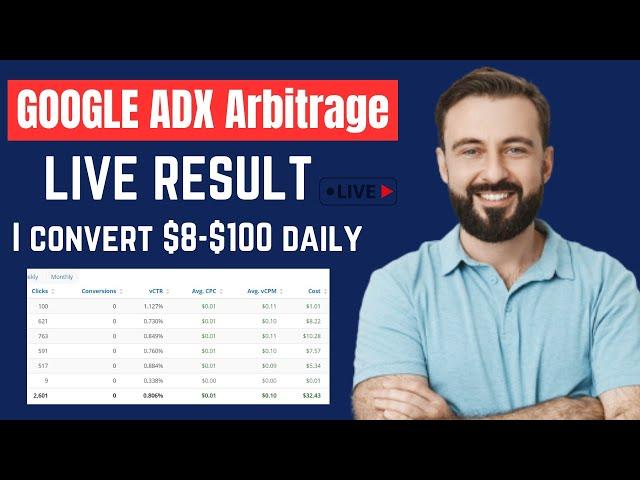 Google Adx Arbitrage Live Earning Proof | I Tested Native Ads Traffic