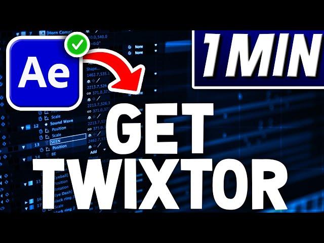 How To Get Twixtor Plugin For After Effects | Free Tutorial