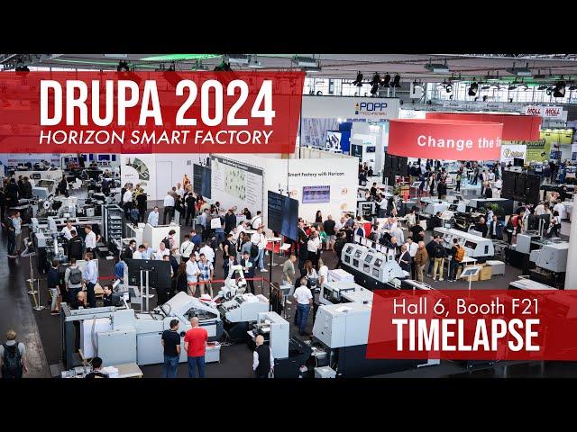 Horizon Booth Timelapse | Drupa 2024