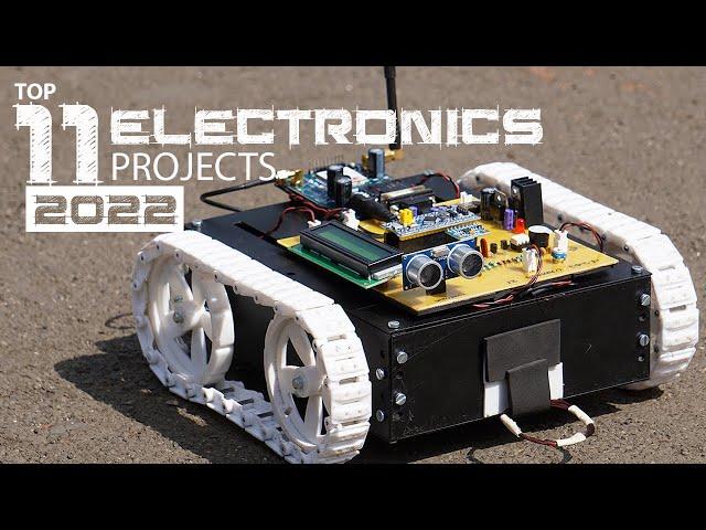 Top 11 Electronics Engineering Projects 2022 | DIY Electronics Ideas