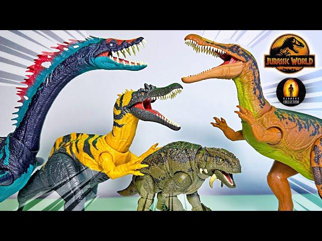 NEW Jurassic World Chaos Theory Dinosaur Toys! Suchomimus, Styxosaurus, Ceratosuchops, Scutosaurus