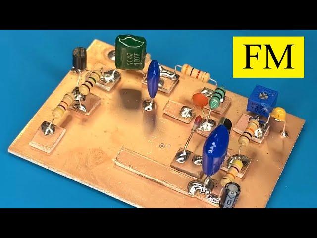 how to make fm radio receiver ? transistor fm radio , radio pcb board