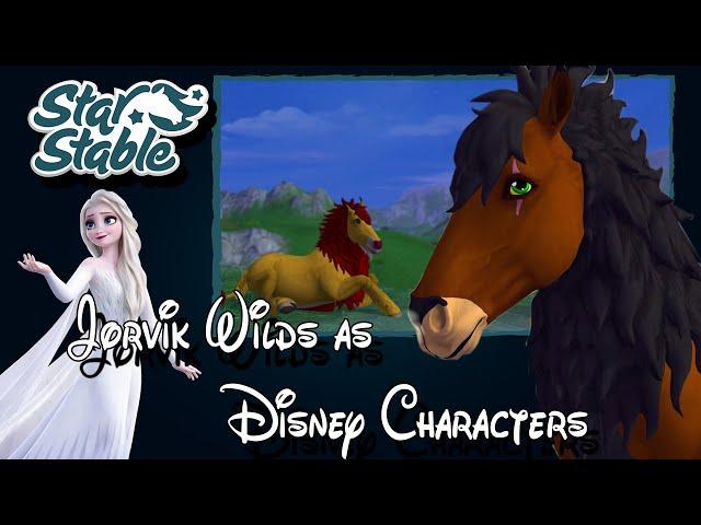 Star Stable Online - Jorvik Wild Horses as Disney Characters (Selfmade Horse Coats)