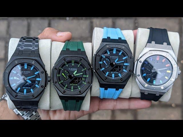 AWESOME G-Shock Mod Watches Going Out! (GA-2100 Mod) | Rainbow Casioak, & Tiffany Blue Casioak