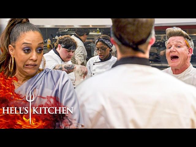 Forgotten Scallops & Ice-Cold Food Makes Chef Ramsay Furious | Hell's Kitchen