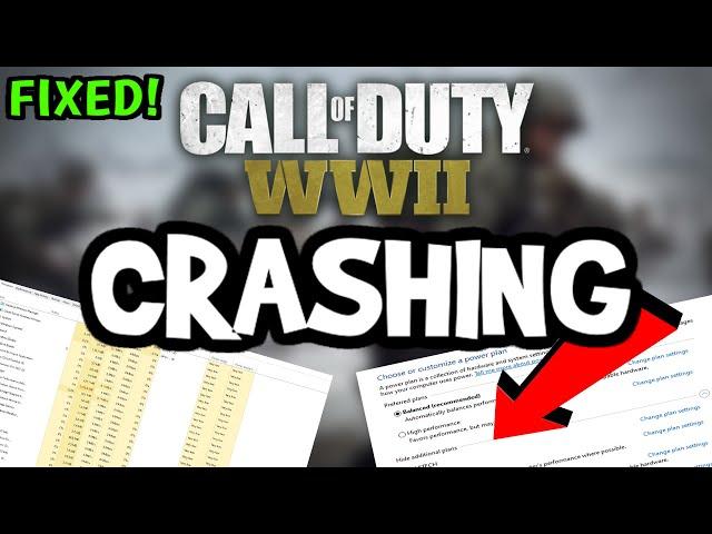 How To Fix COD WW2 Crashing! (100% FIX)