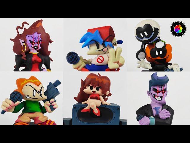 MAKING ALL Friday Night Funkin' Characters - Clay # 1 | PlastiVerse