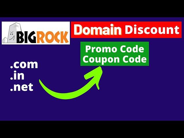 Bigrock Promo Code & Bigrock Coupon Code For Domain 2022 | Bigrock Domain Discount