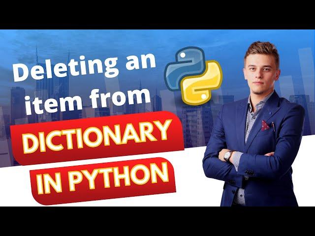 Python Tutorial | deleting an item from dictionary | remove an item from dictionary | #python | .py